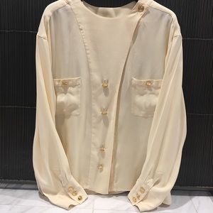 Vintage Chanel Silk Blouse